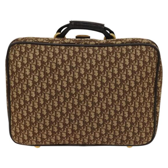 DIOR Trotter Canvas Trunk Brown Gold - Picture 3 of 12